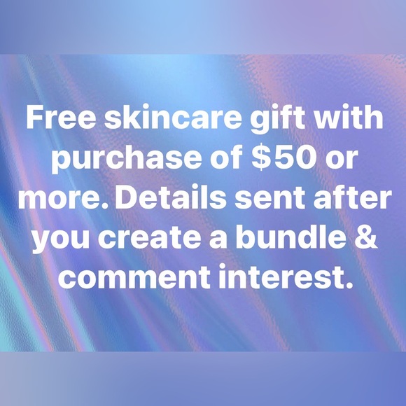 Tallow balm with purchase of $50 or more.